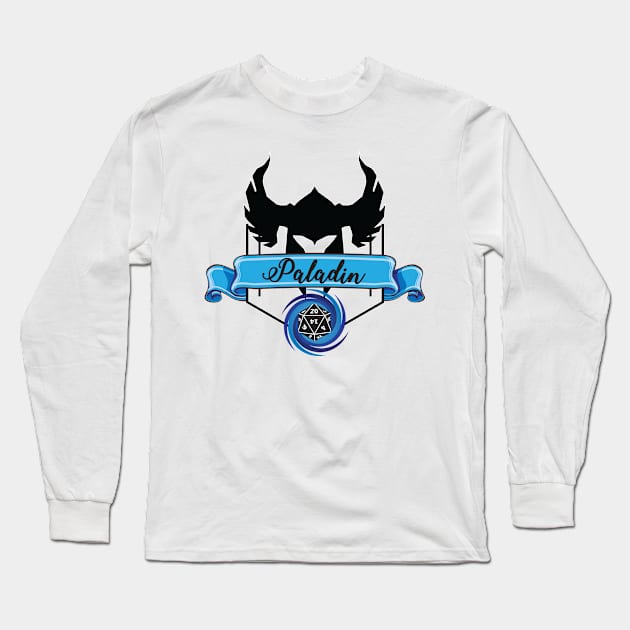 Paladin Class Blue Long Sleeve T-Shirt by emilyRose3